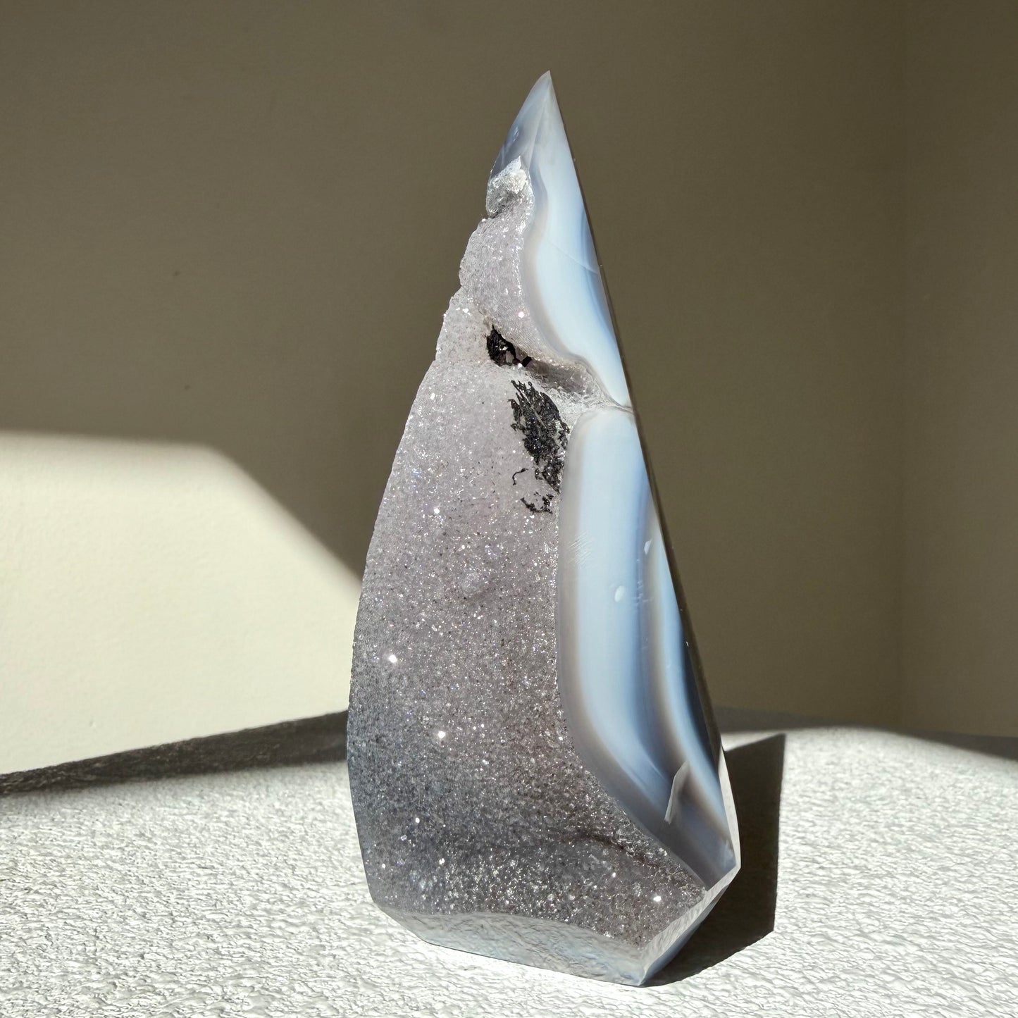 Agate Druzy Diamond