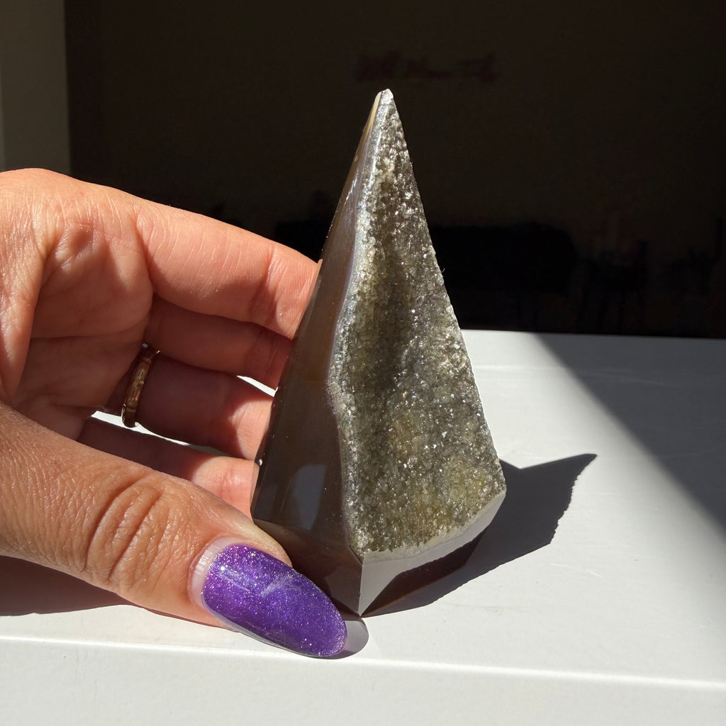 Agate Druzy Diamond