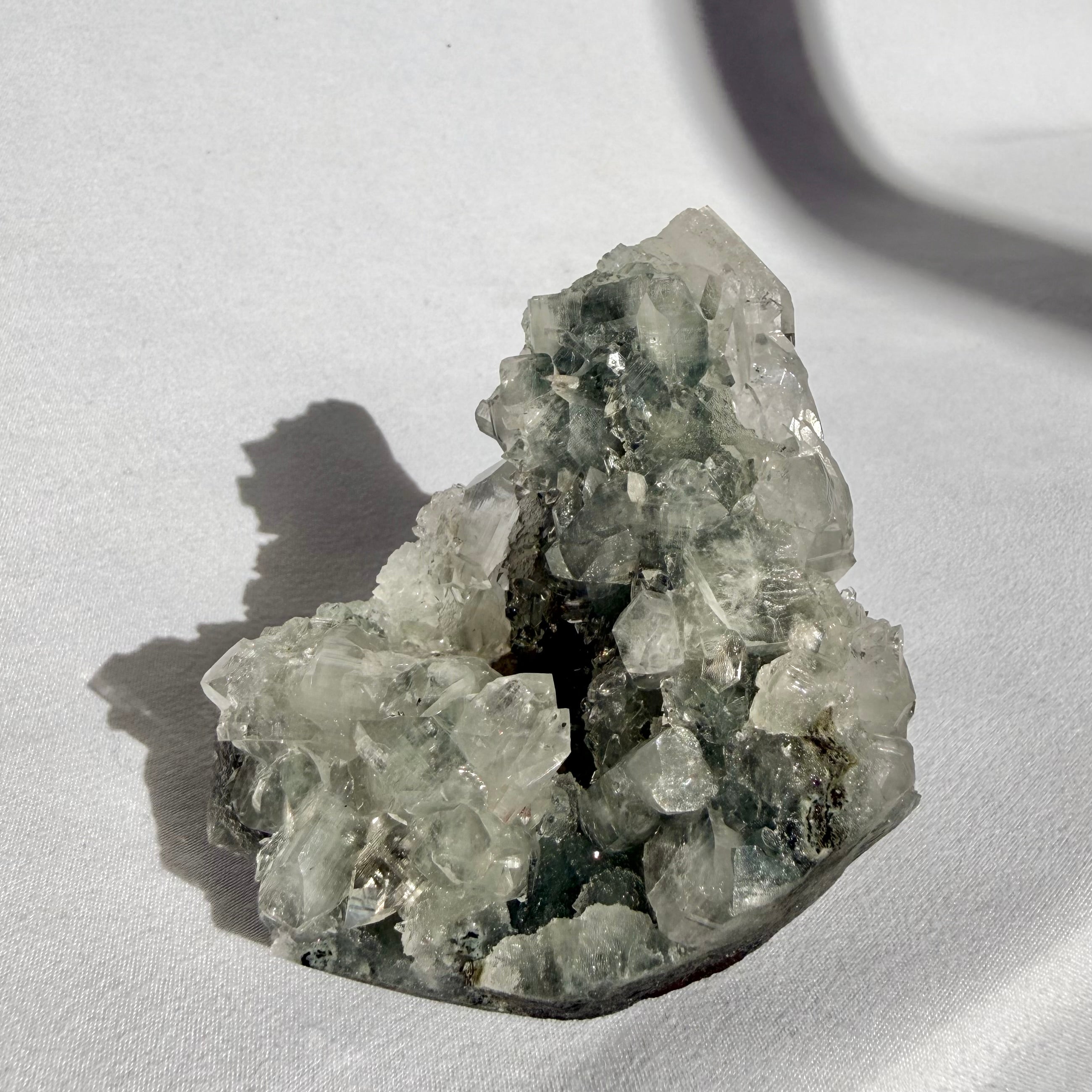 Apophyllite On Chalcedony Freeform