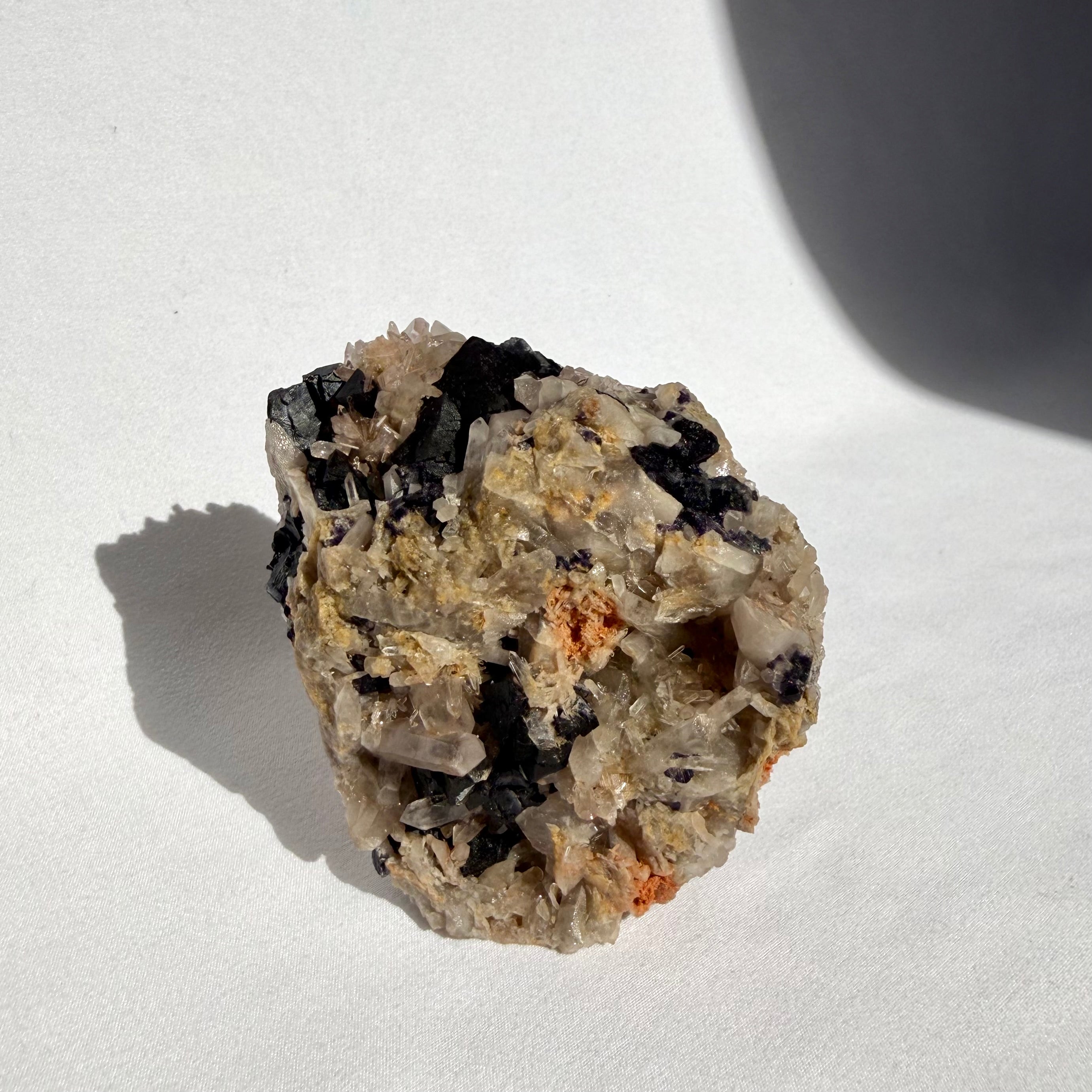 Fluorite On Quartz Freeform