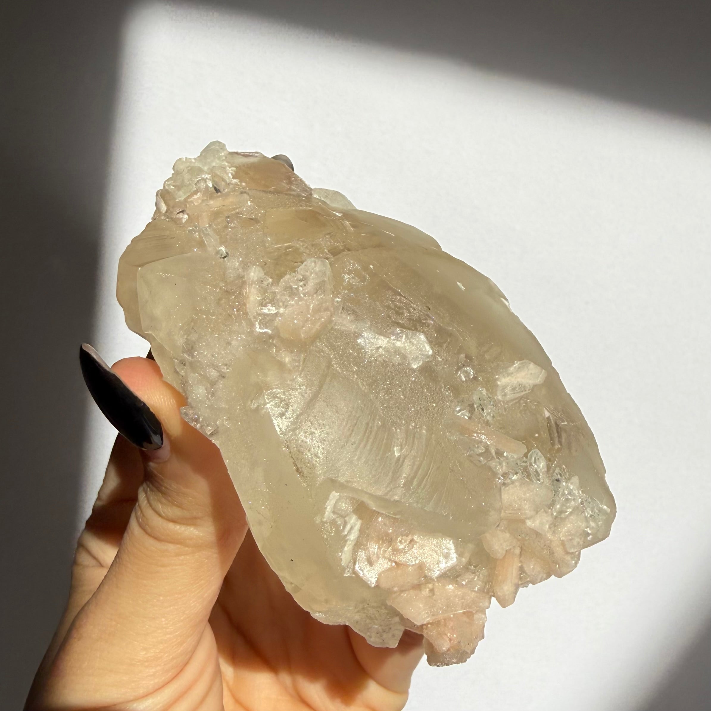 Heulandite On Calcite