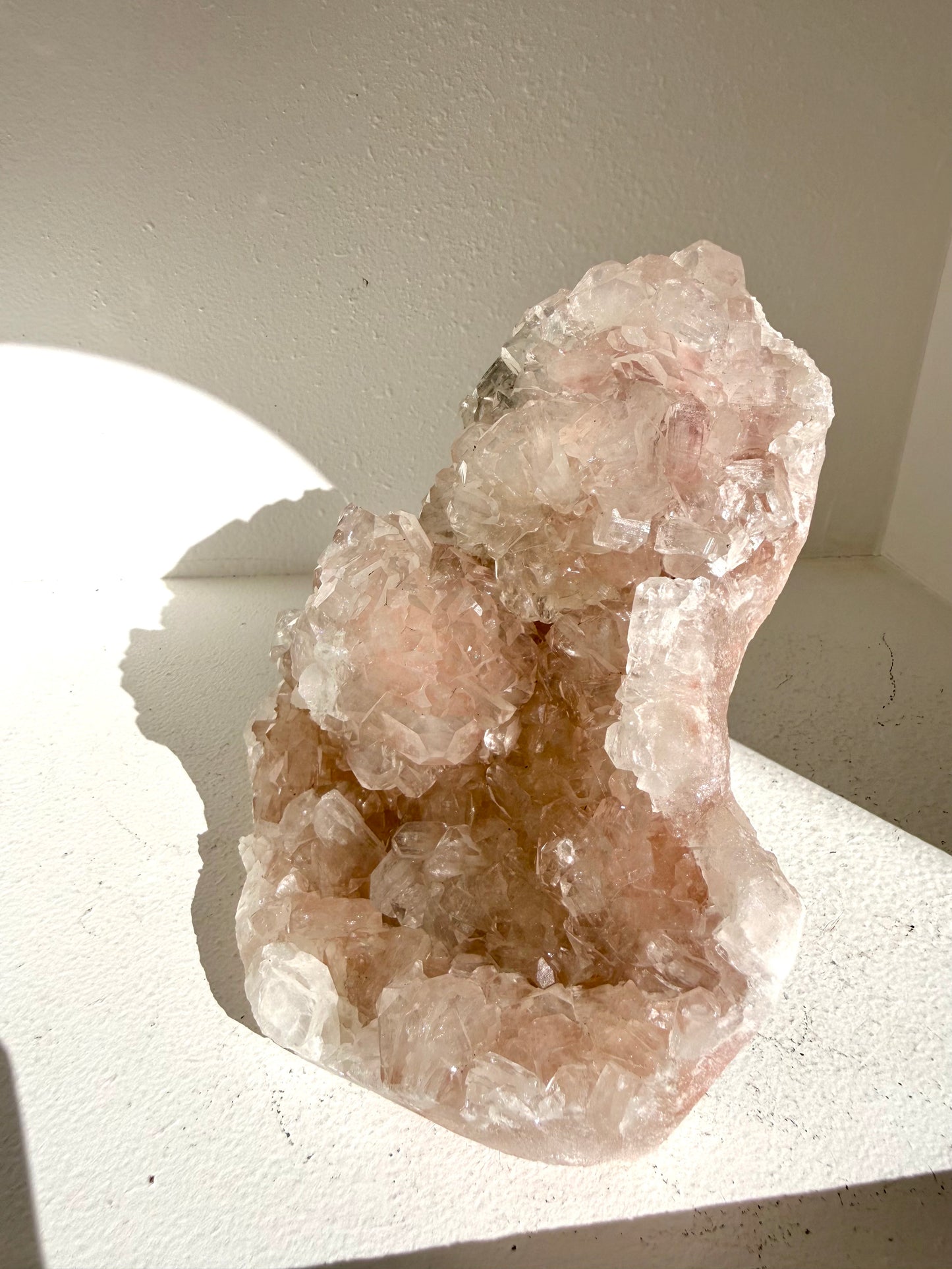 Pink Apophyllite Freeform Cluster