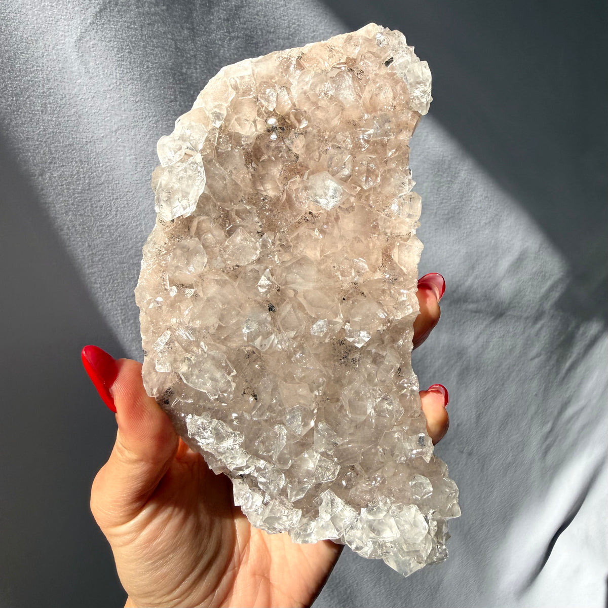 Blush Apophyllite Cluster