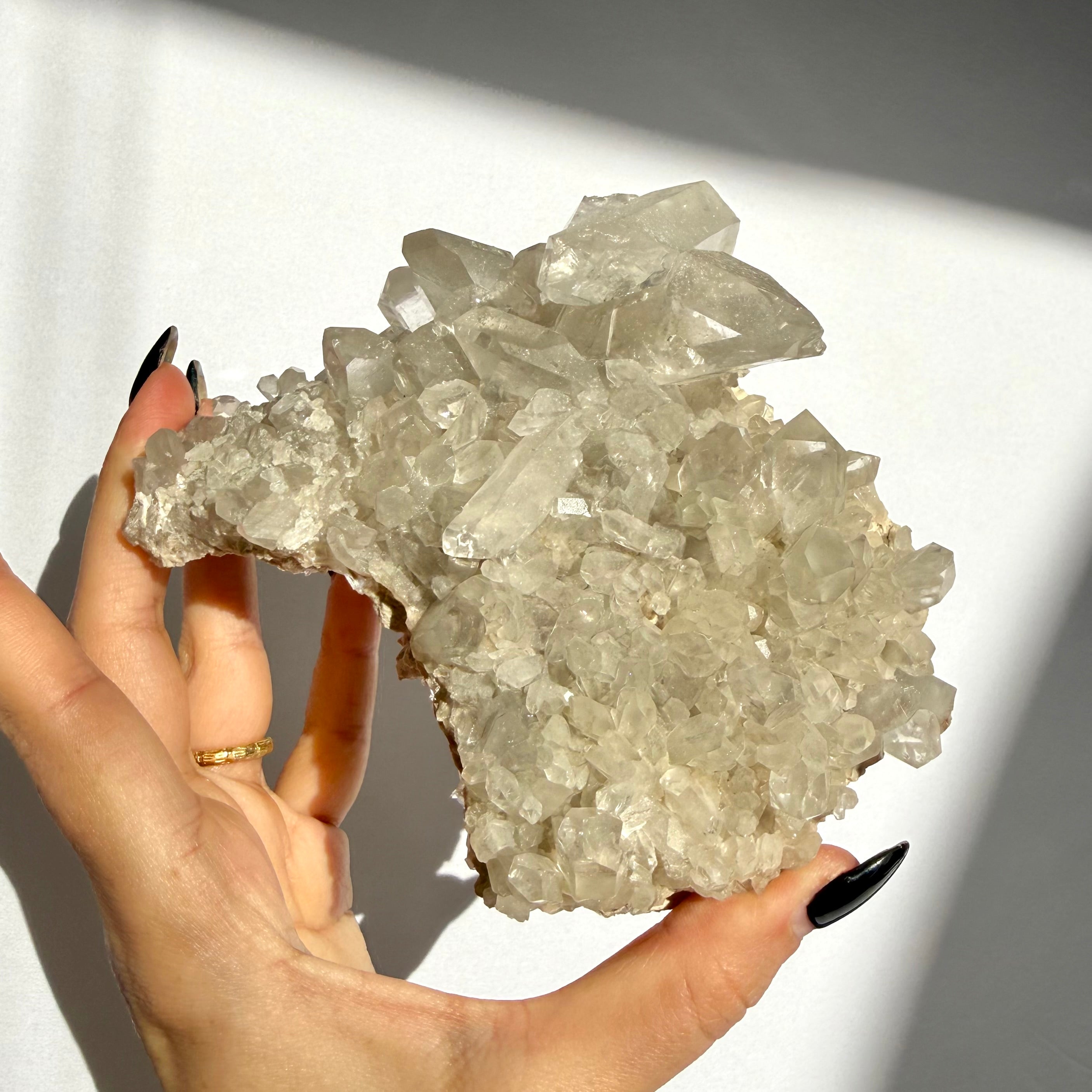 Lodalite Quartz Cluster