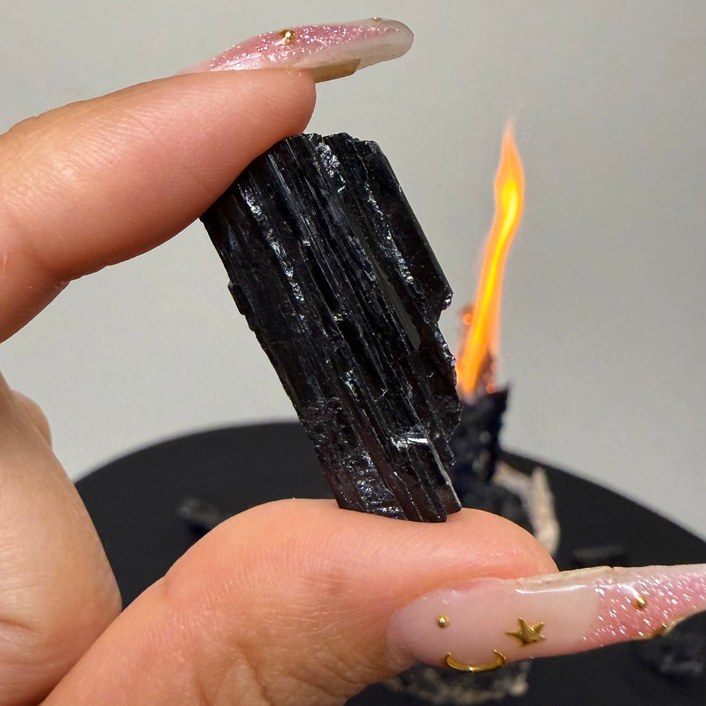 Black Tourmaline Rough
