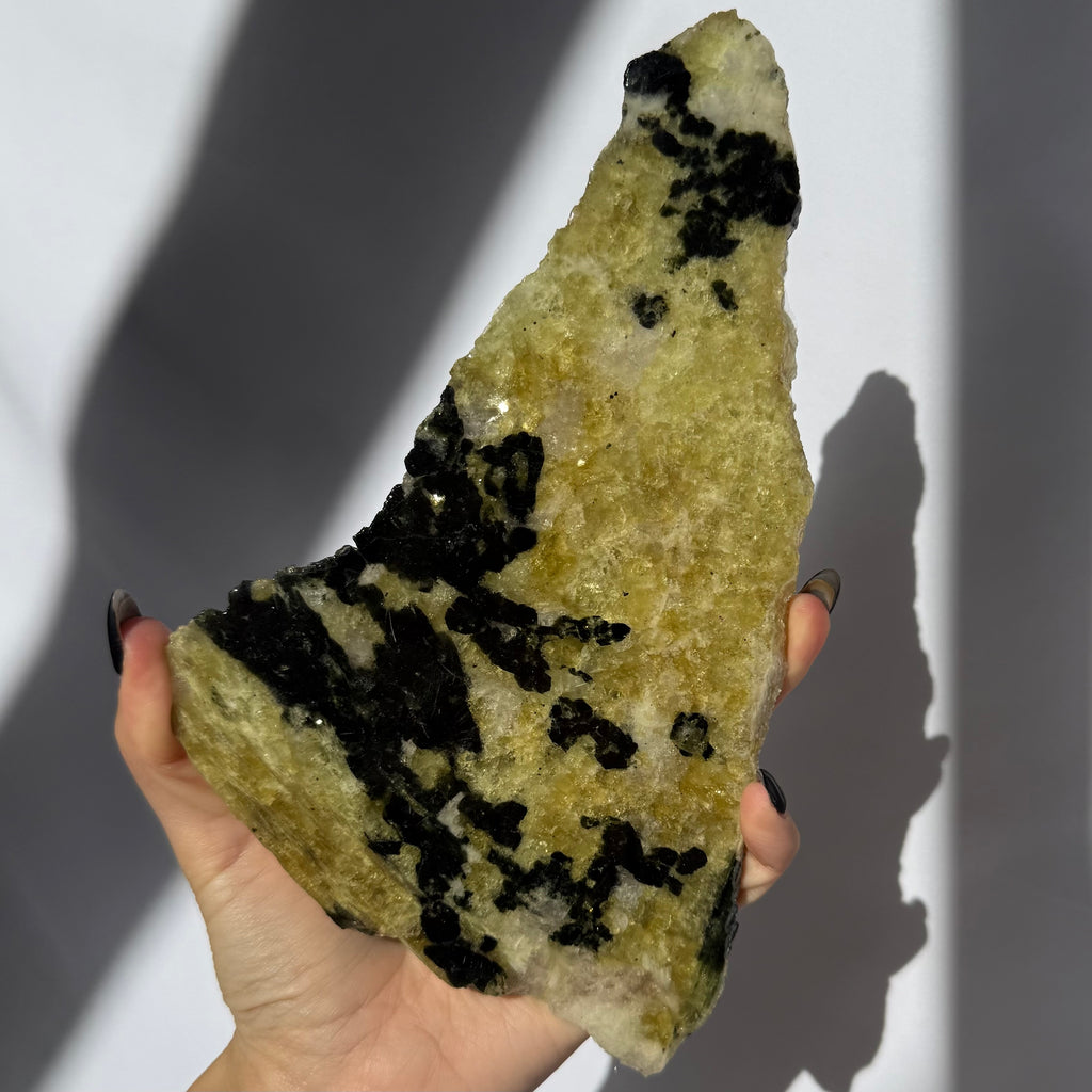 Epidote & Prehnite Slab