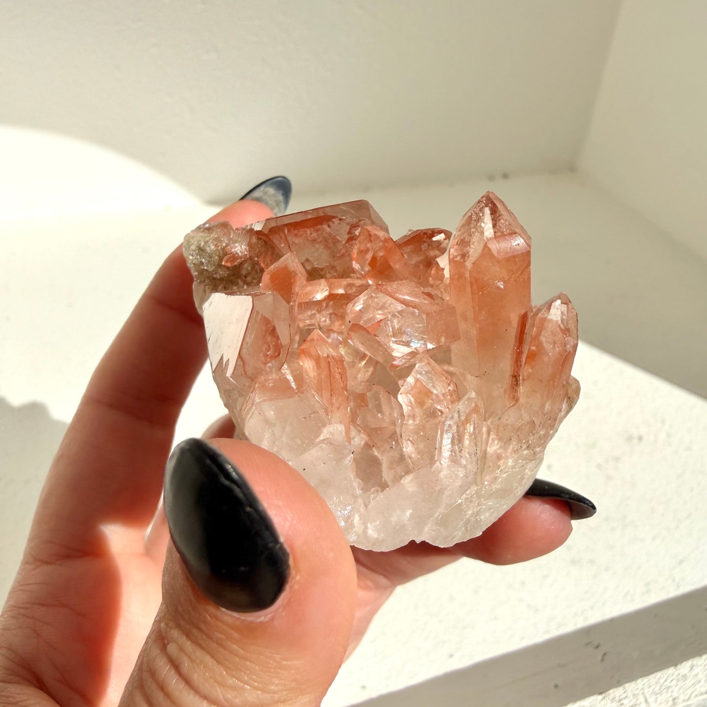 Hematite Quartz Cluster