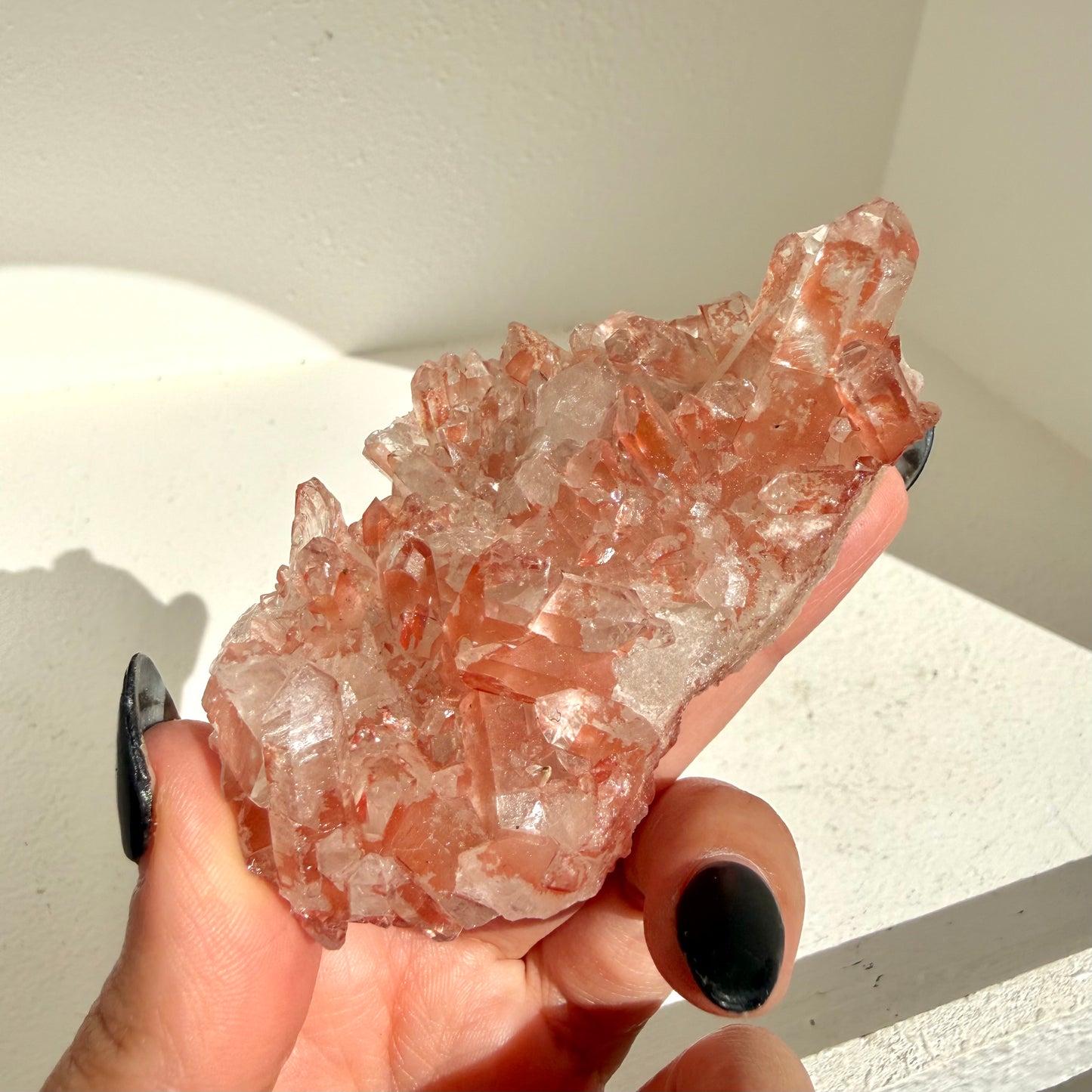 Hematite Quartz Cluster