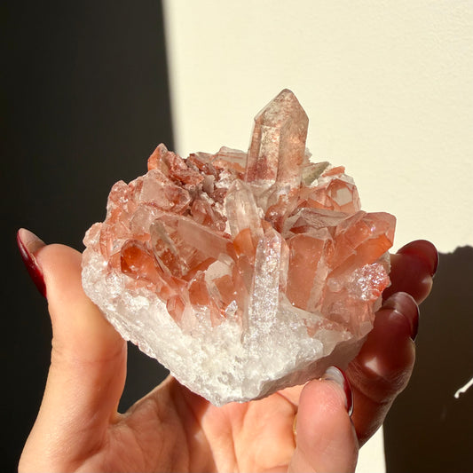 Hematite Quartz Cluster