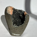 Heulandite On Black Chalcedony Freeform