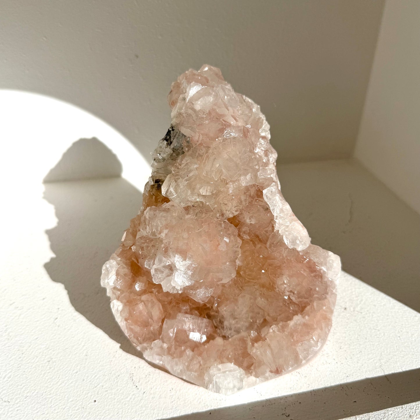 Pink Apophyllite Freeform Cluster
