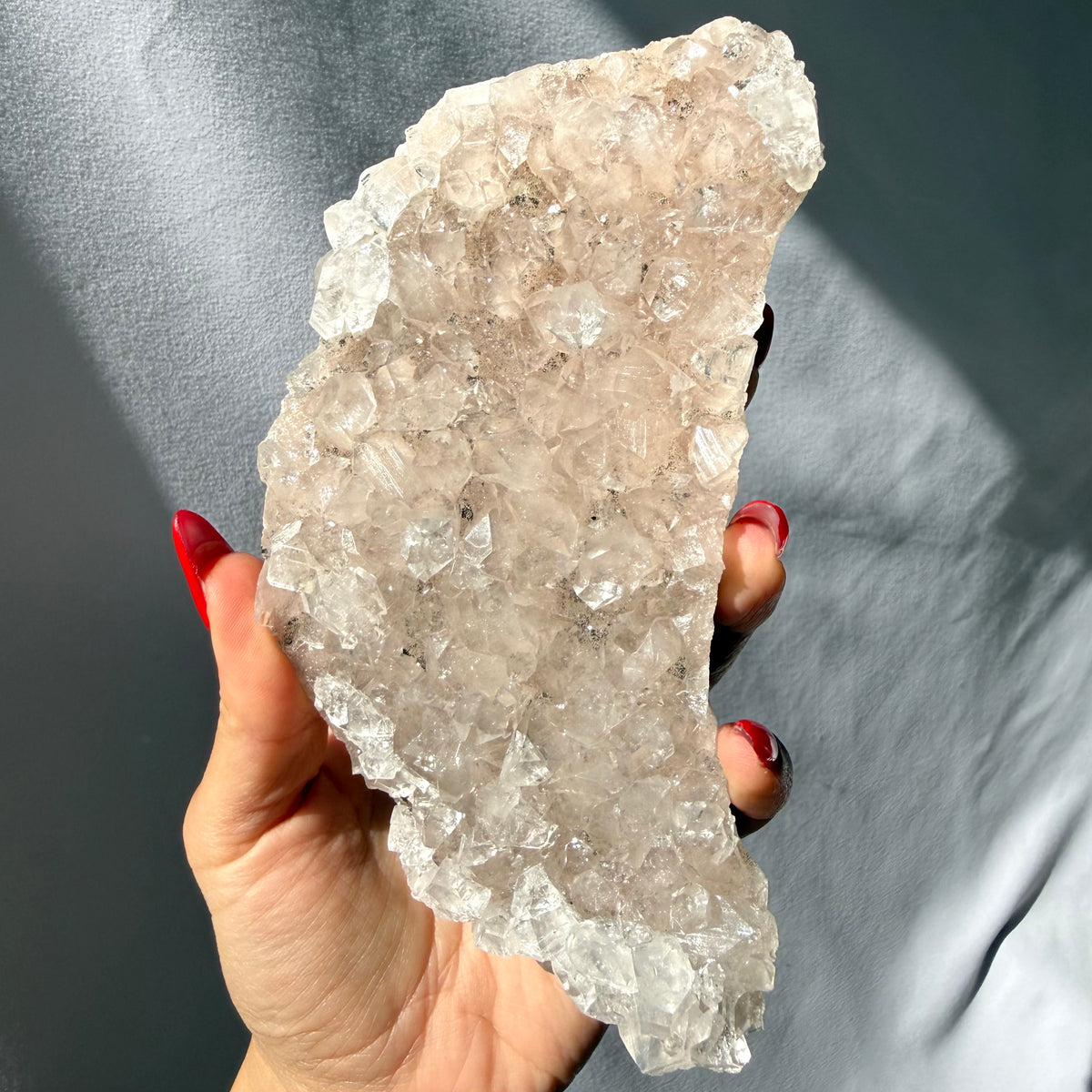 Blush Apophyllite Cluster