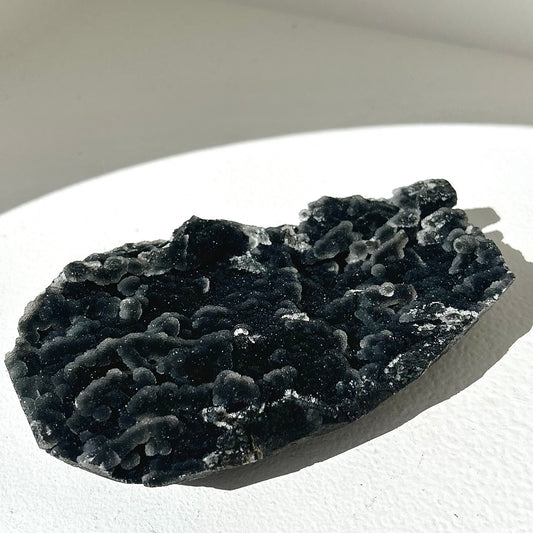 Black Stalactite Chalcedony Cluster
