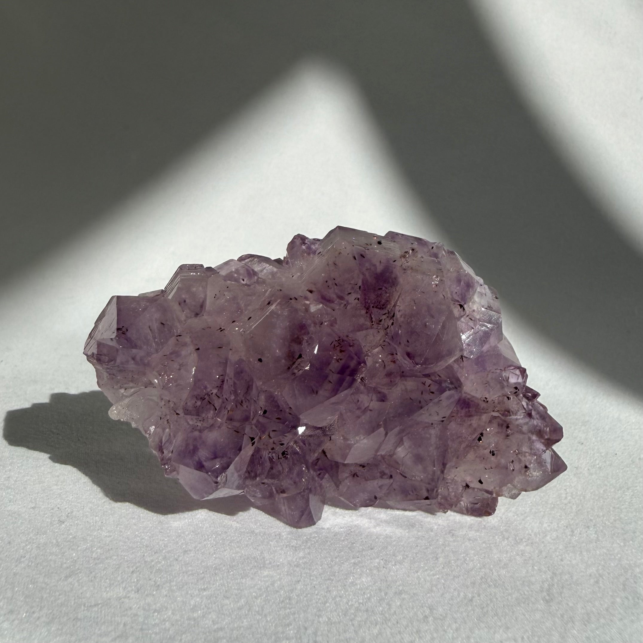 Amethyst & Cacoxenite Cluster