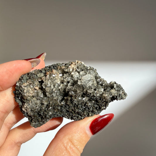 Micro Heulandite + Chalcedony Cluster