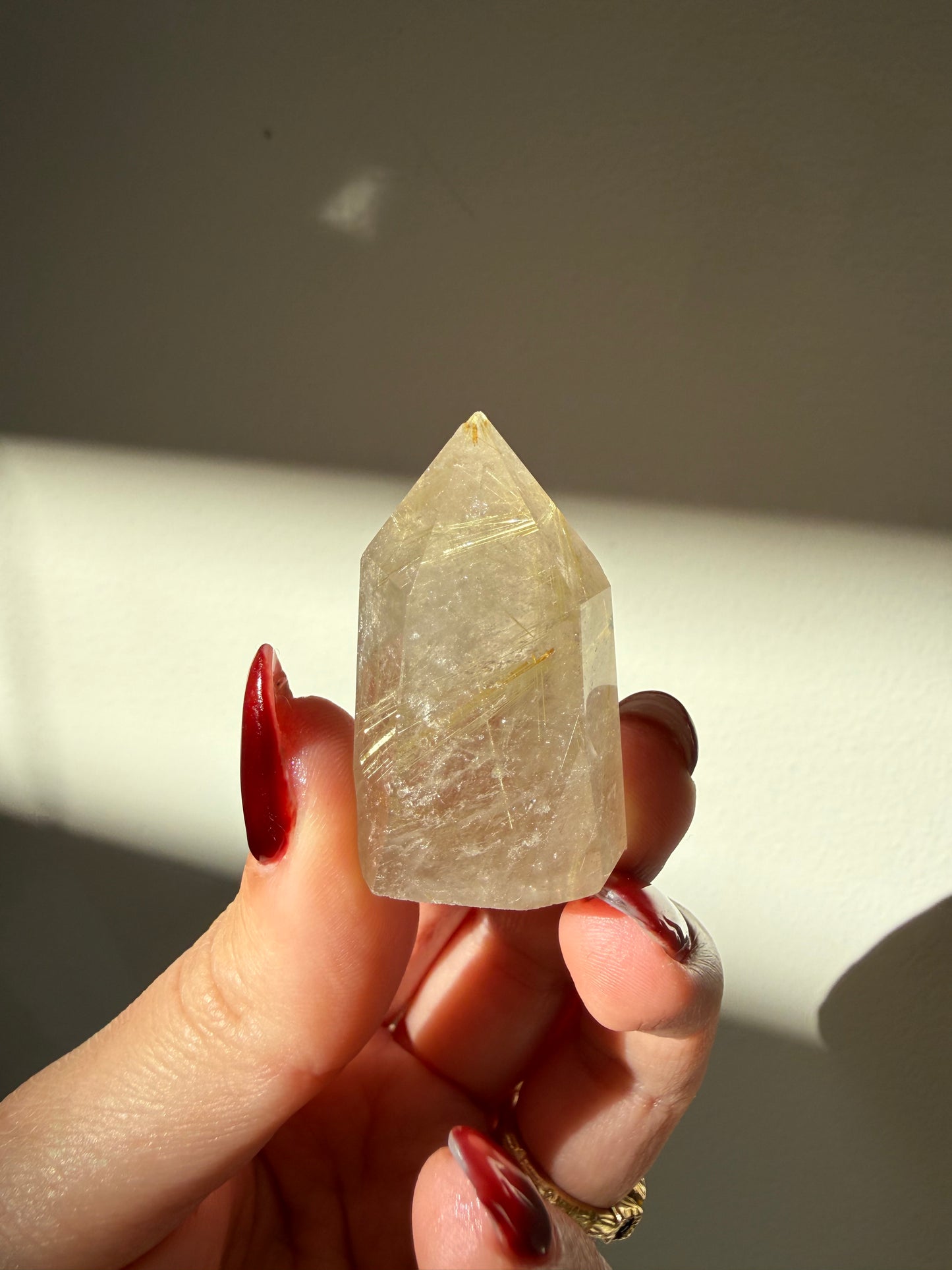 Rutile Quartz Point