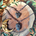 Moldavite & Smoky Quartz Necklace