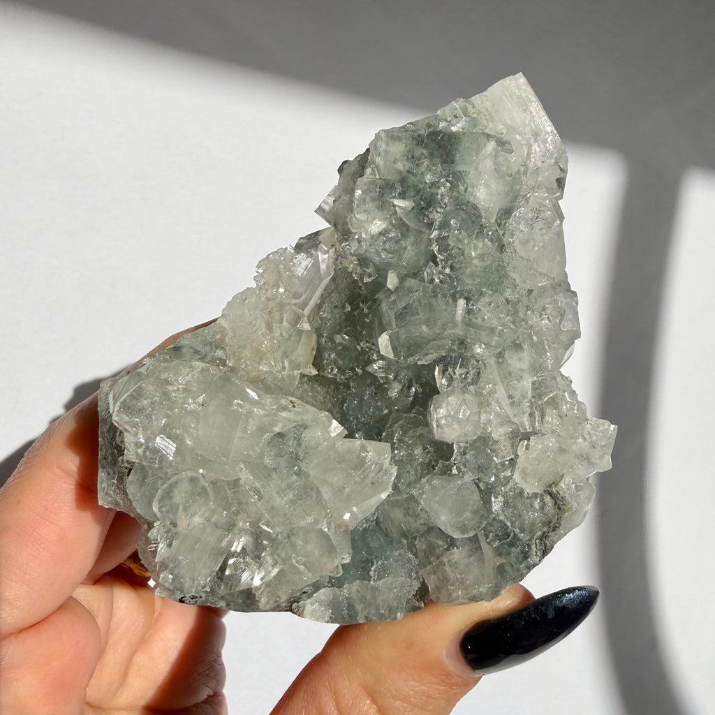 Apophyllite On Chalcedony Freeform