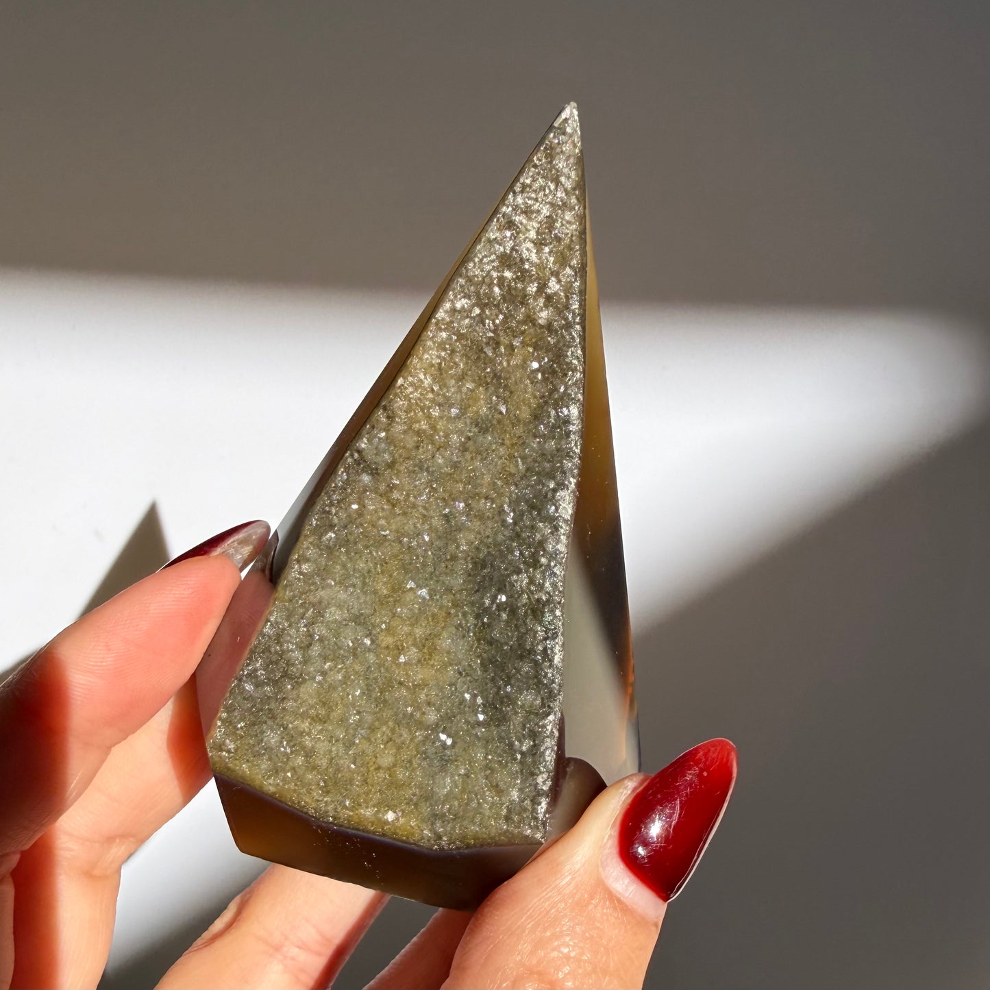 Agate Druzy Diamond