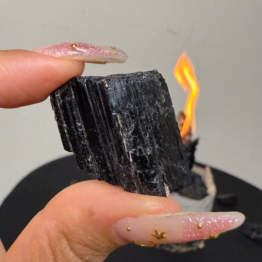 Black Tourmaline Rough