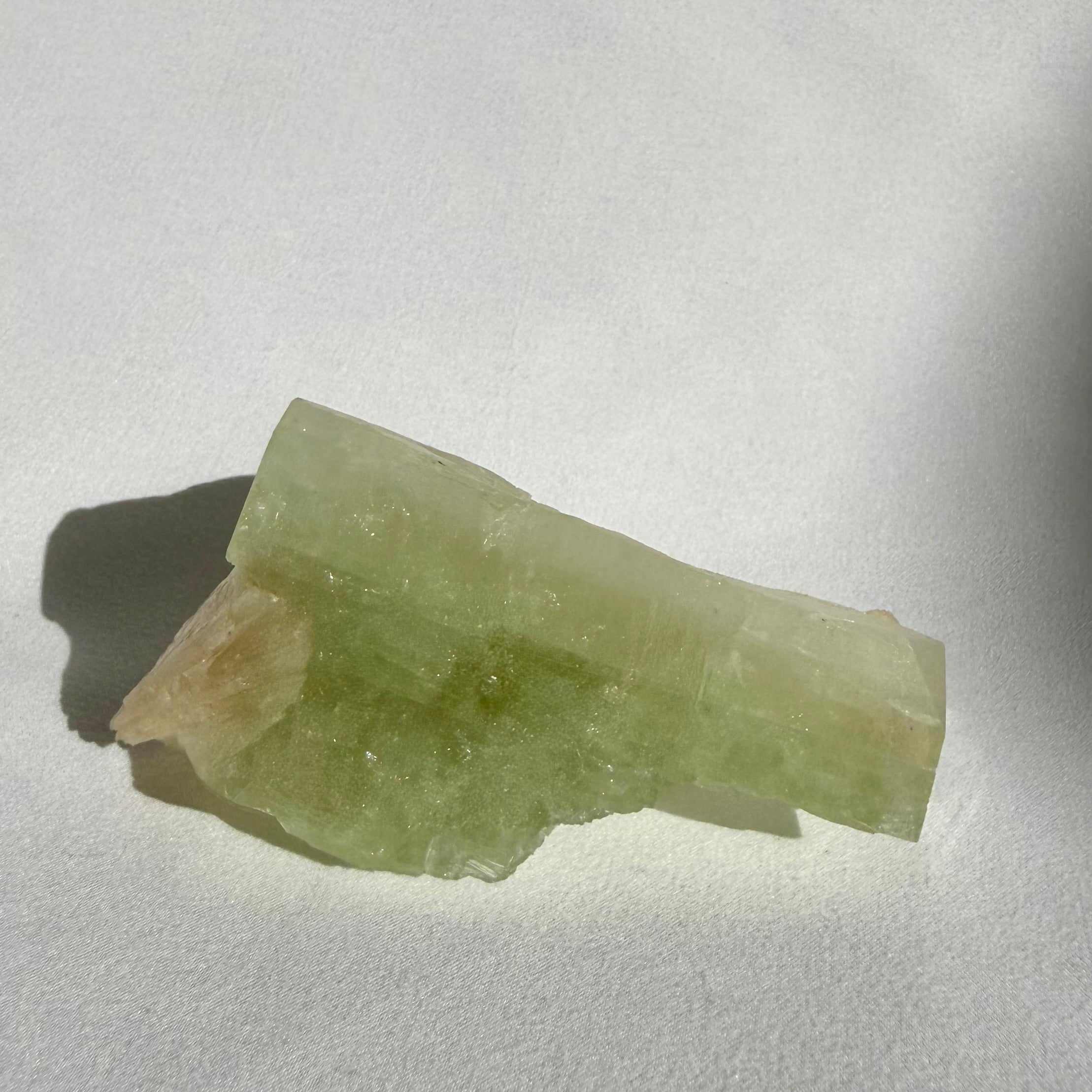 Heulandite On Green Apophyllite