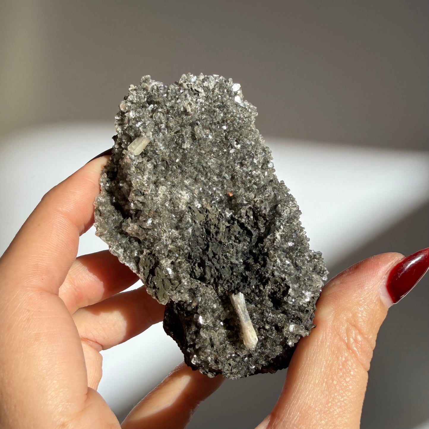 Micro Heulandite + Chalcedony Cluster