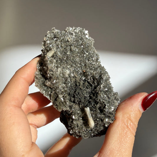 Micro Heulandite + Chalcedony Cluster