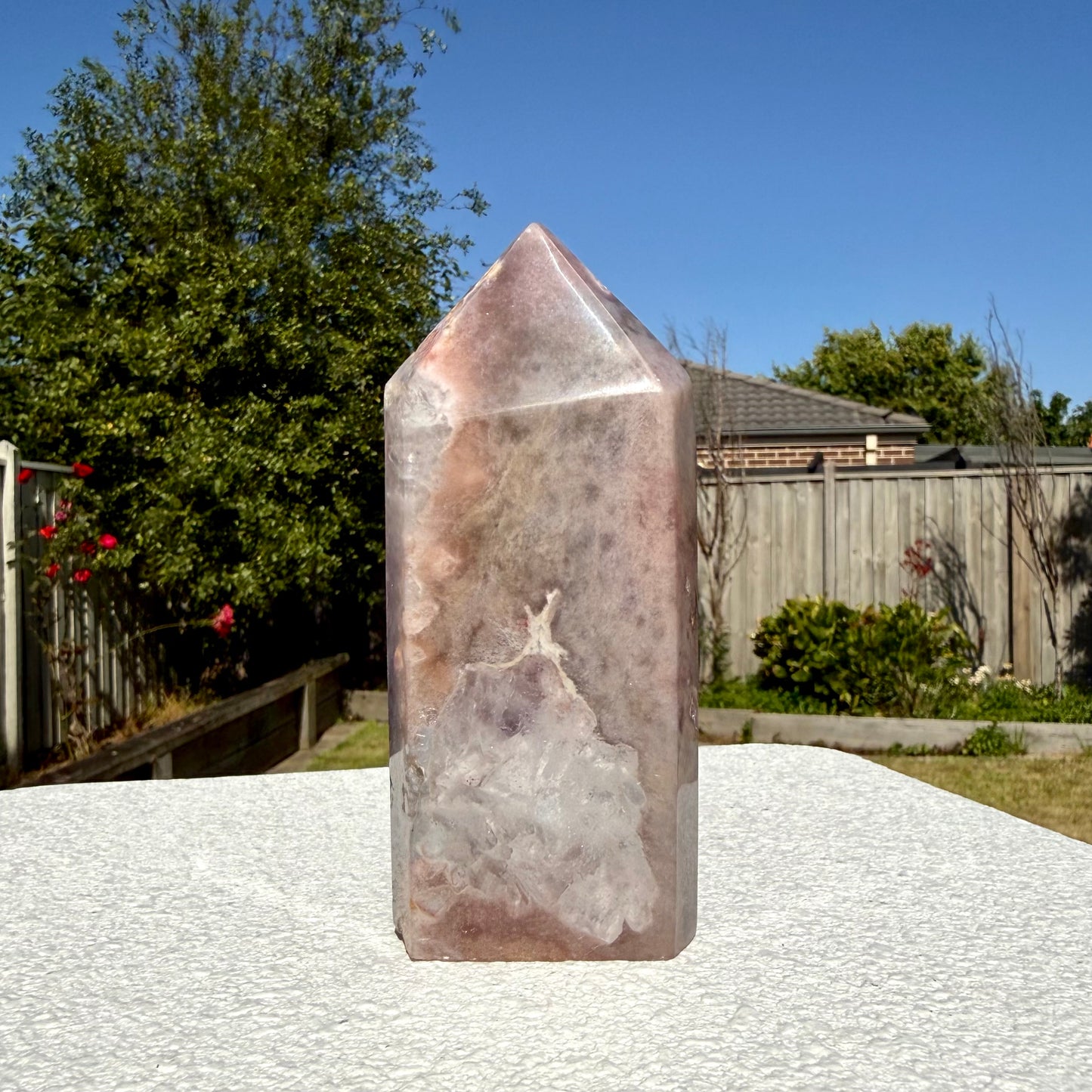 Pink Amethyst Point