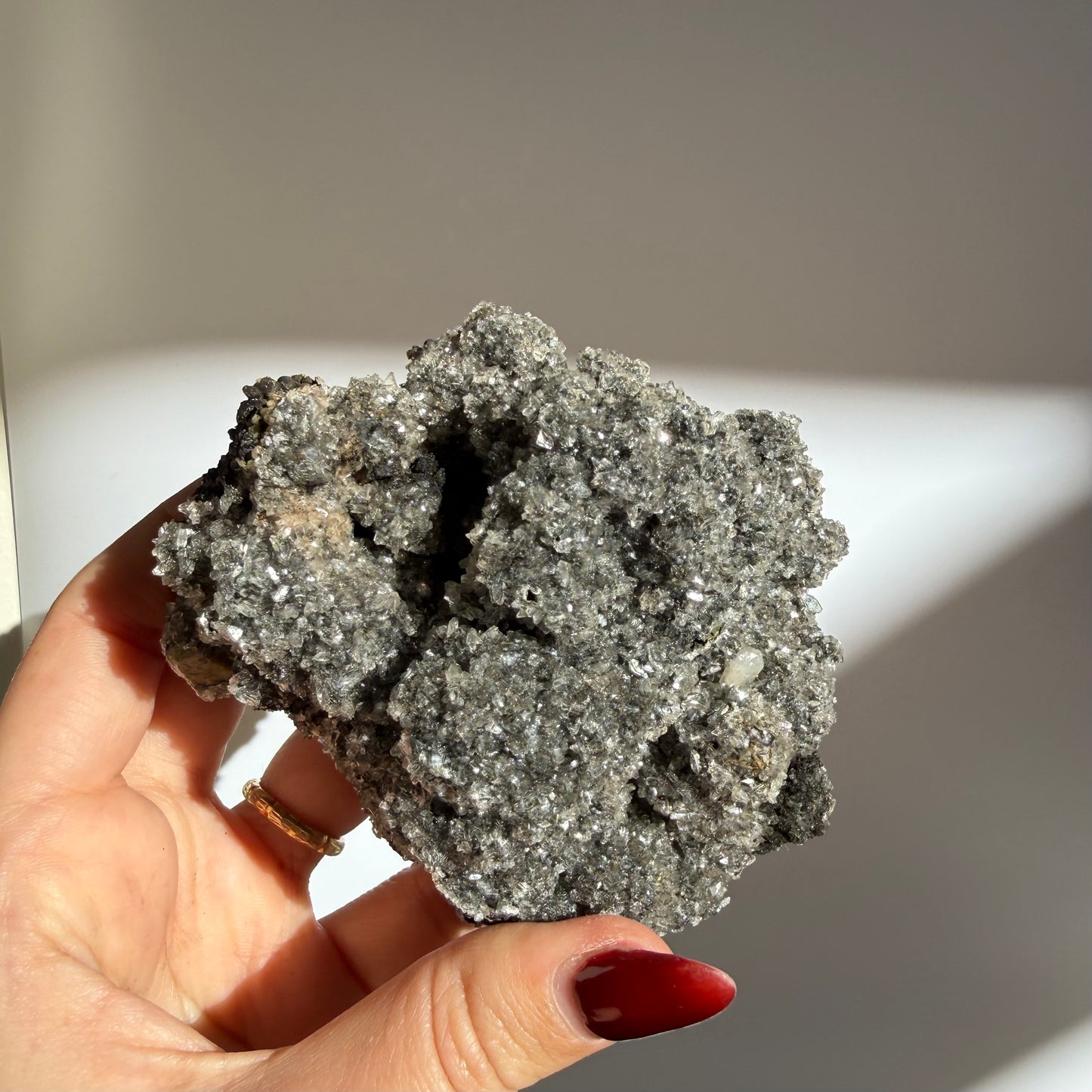 Micro Heulandite + Chalcedony Cluster