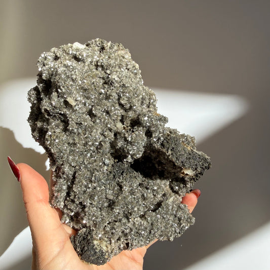 Micro Heulandite + Chalcedony Cluster