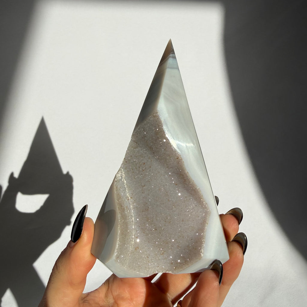 Agate Druzy Diamond