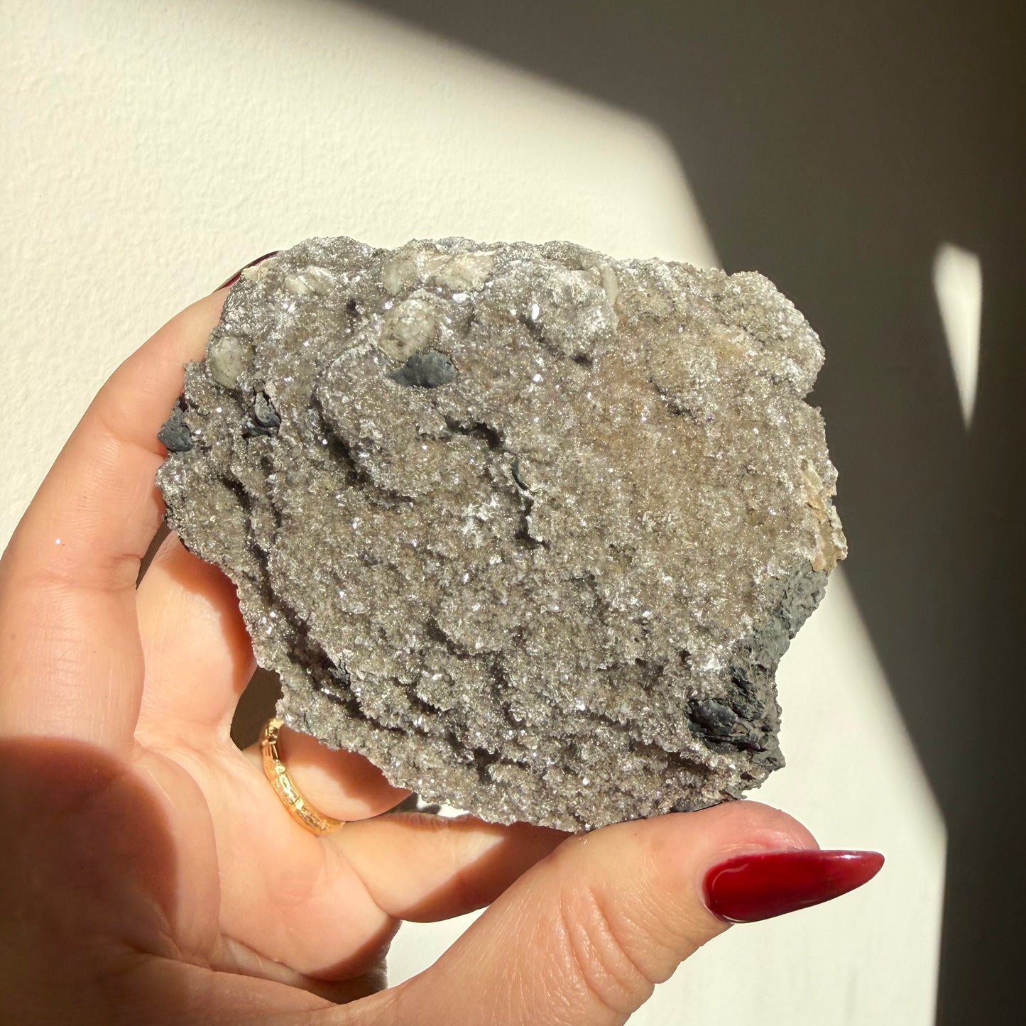 Micro Heulandite + Chalcedony Cluster