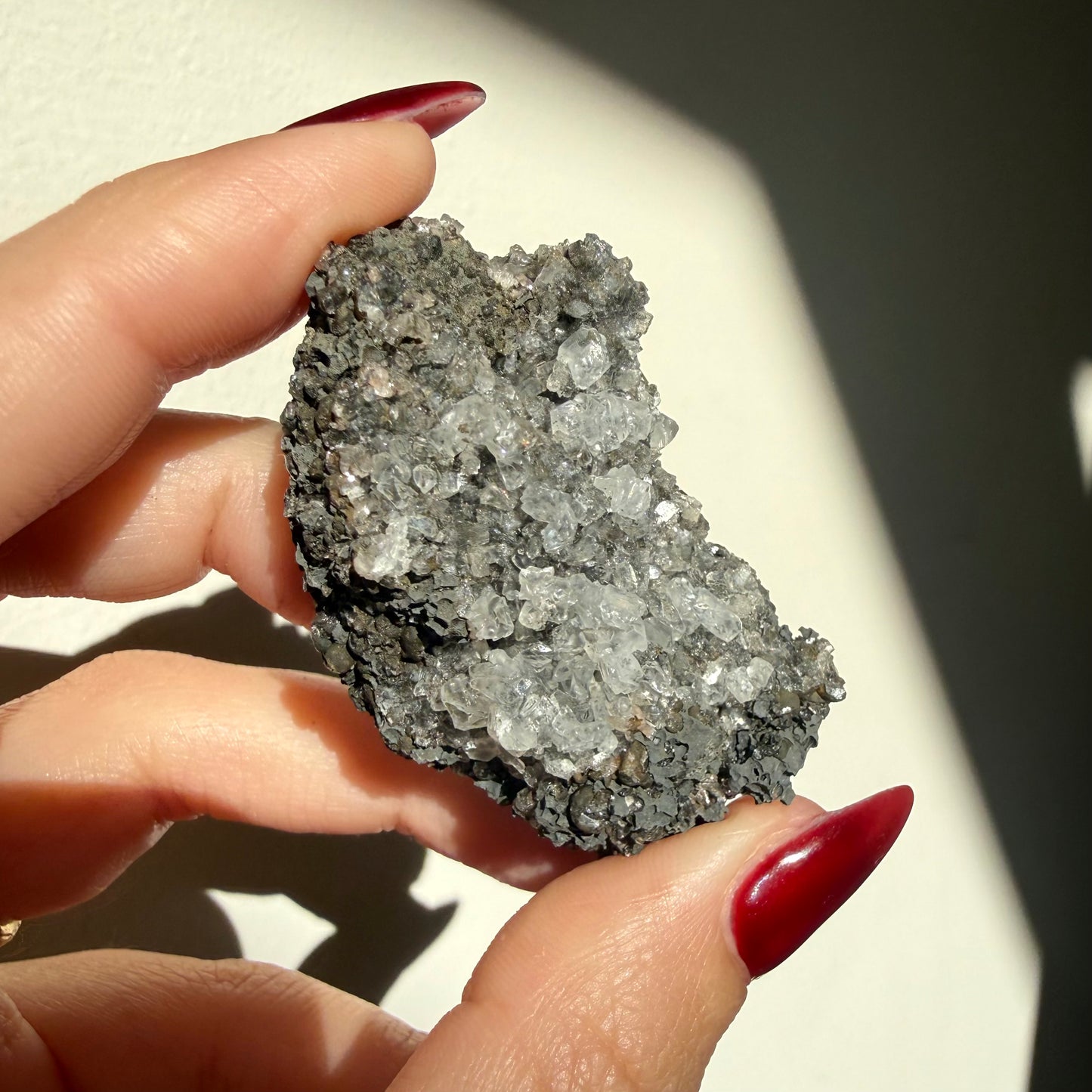 Micro Heulandite + Chalcedony + Calcite Cluster