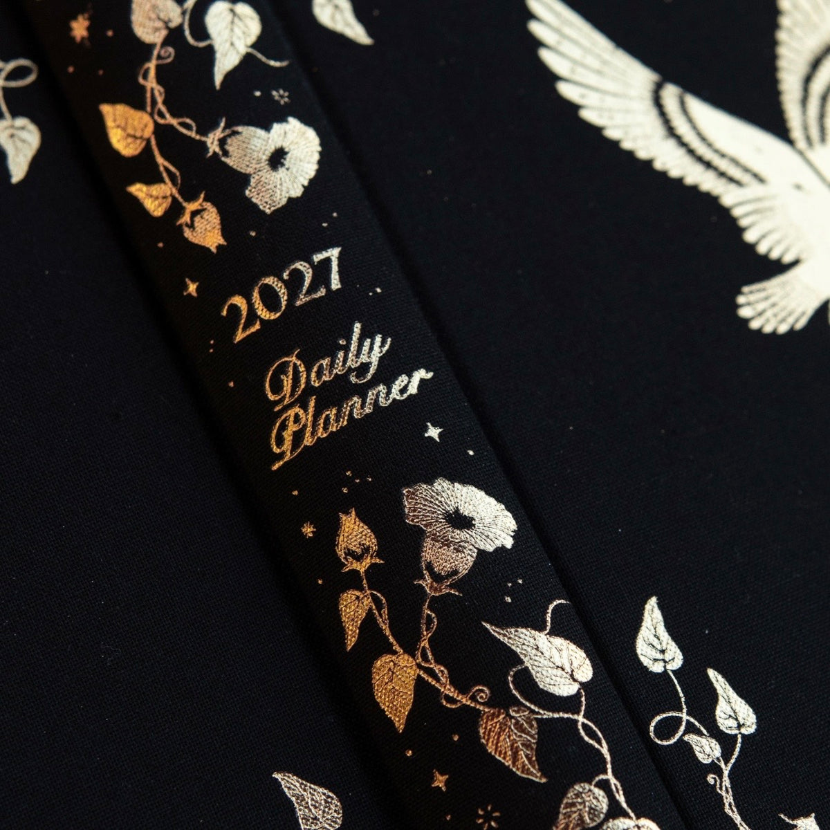Dreamy Moons Black 2027 Daily Planner