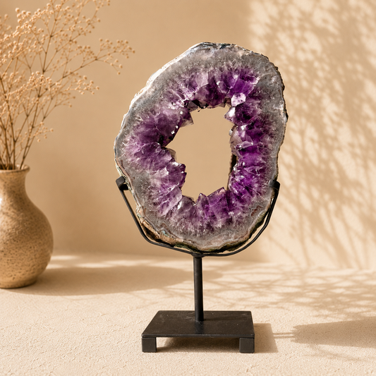 Amethyst Portal On Stand
