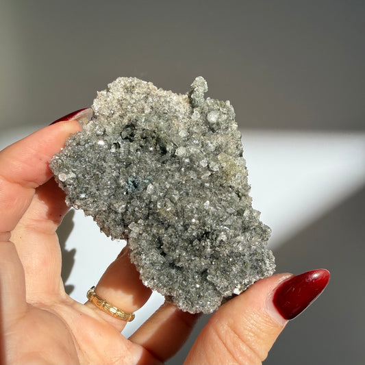 Micro Heulandite + Chalcedony Cluster
