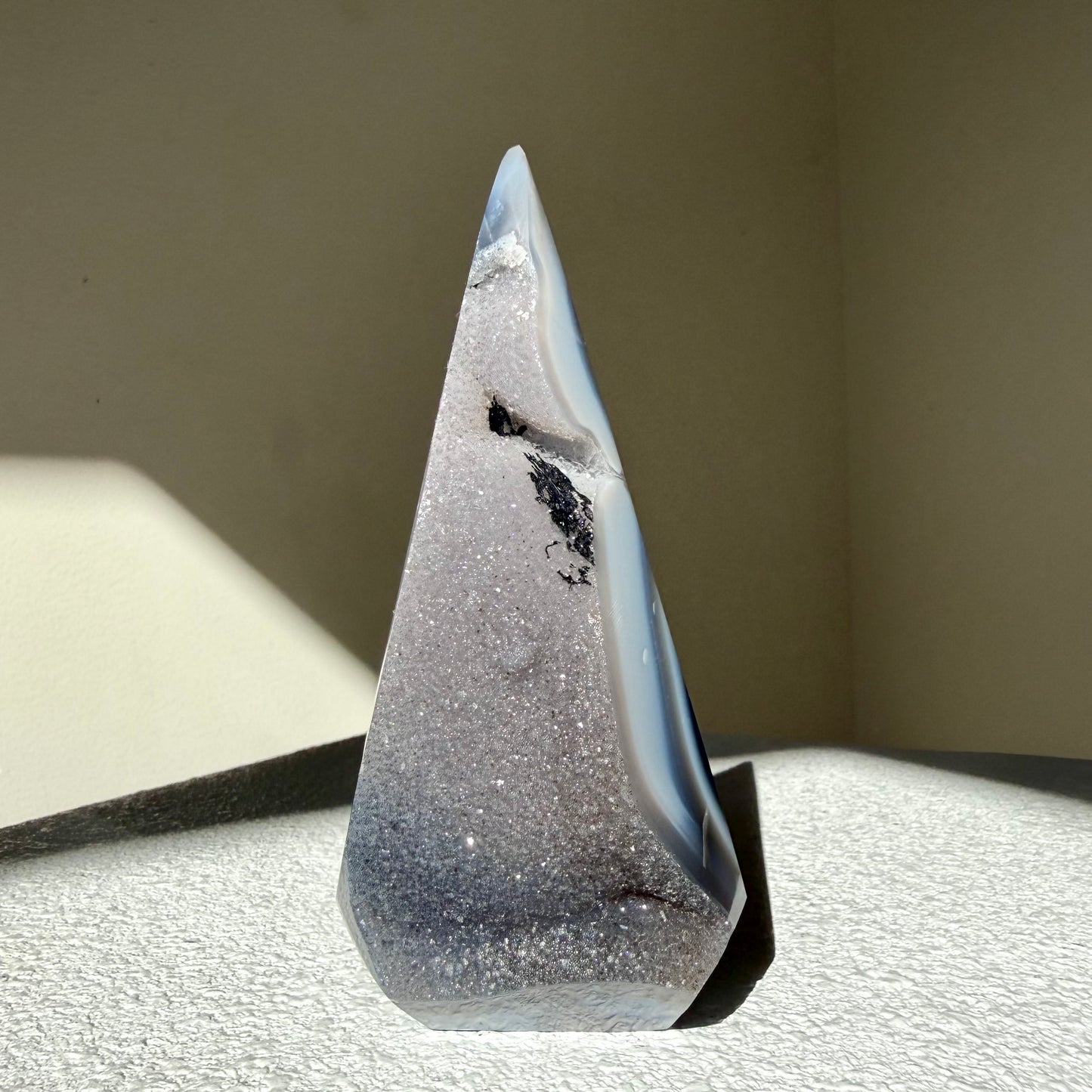 Agate Druzy Diamond