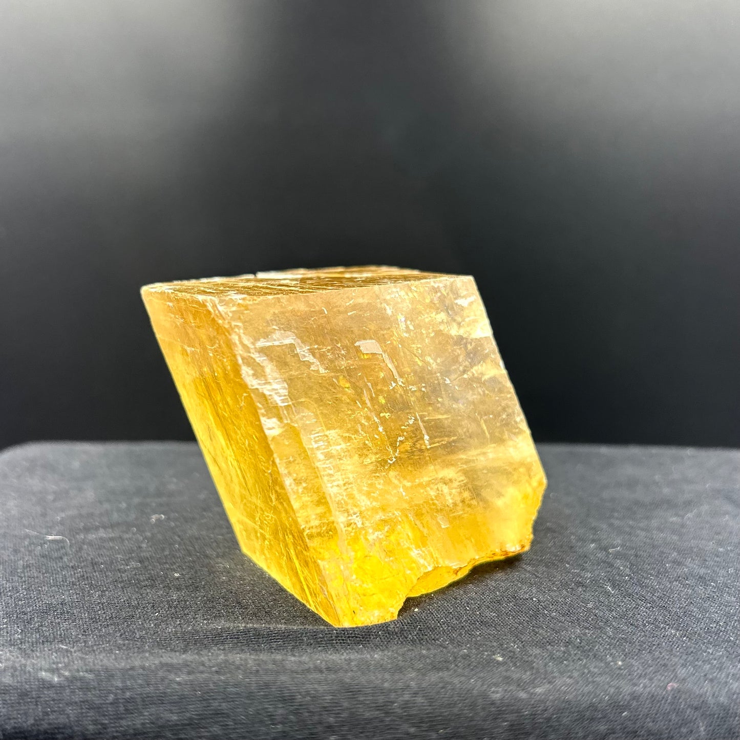 Honey Calcite Cube