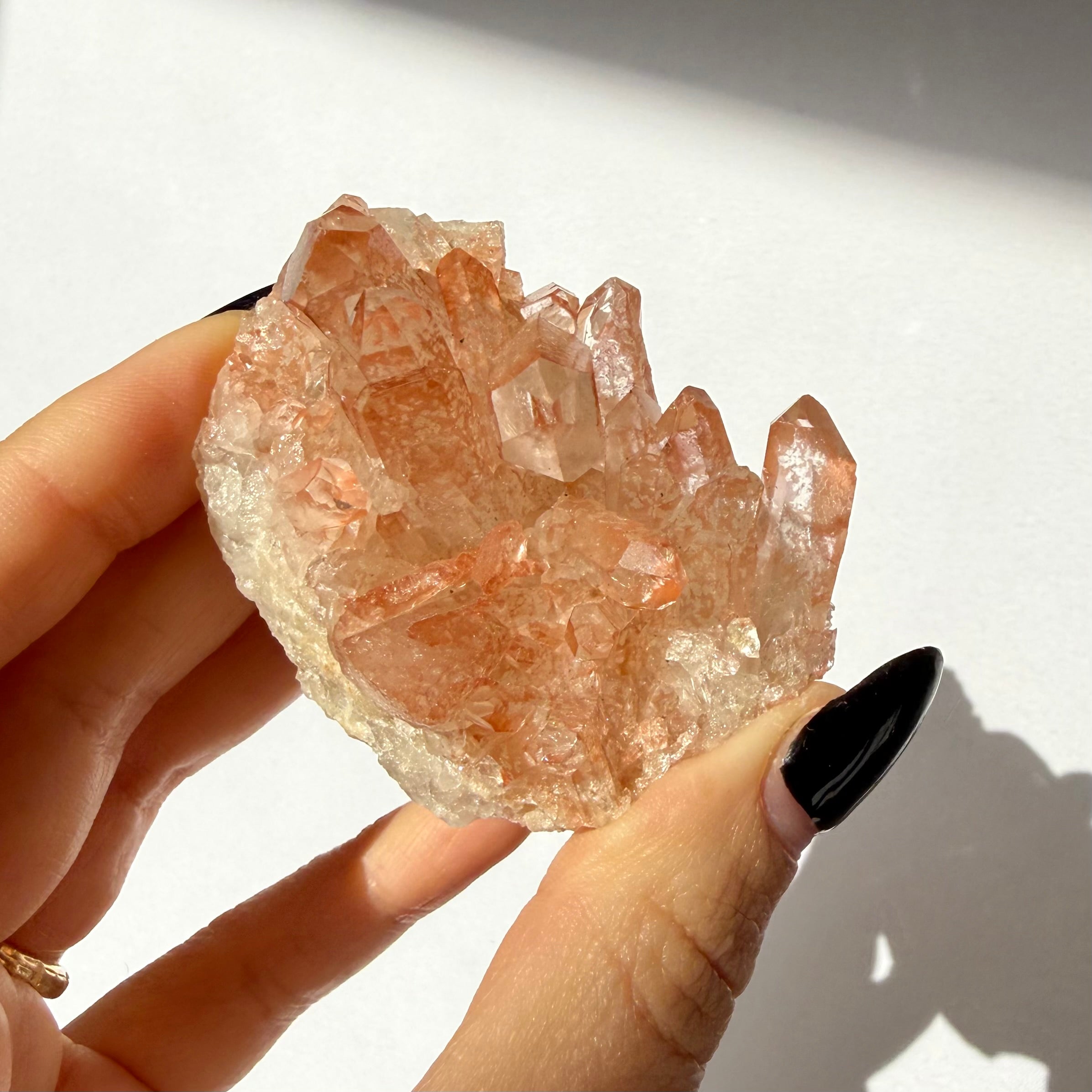 Hematite Quartz Cluster