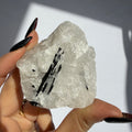 Black Tourmaline In Quartz Rough