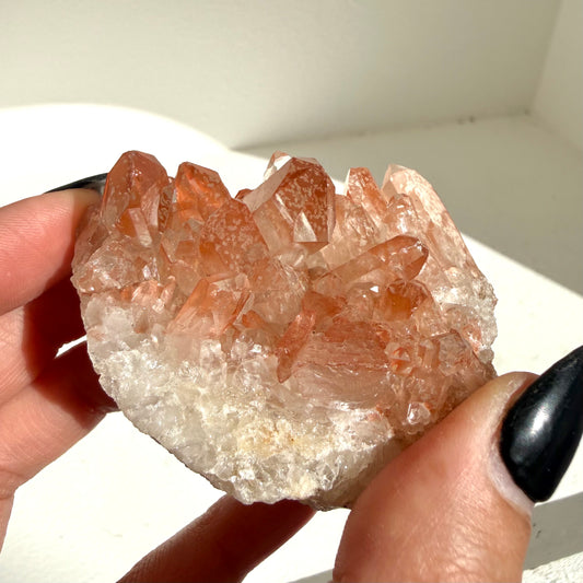 Hematite Quartz Cluster