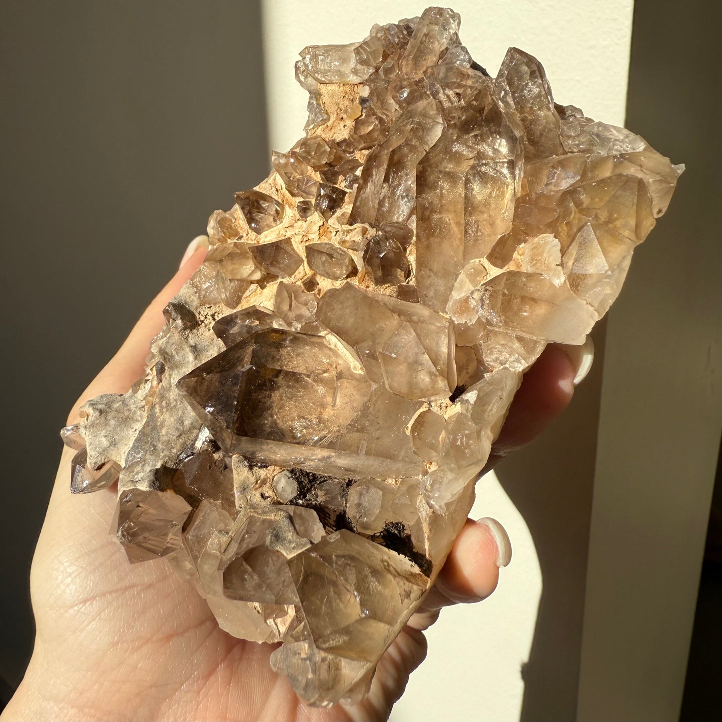 Smoky Quartz Freestanding Cluster