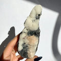 Prehnite & Heulandite On Chalcedony Freeform