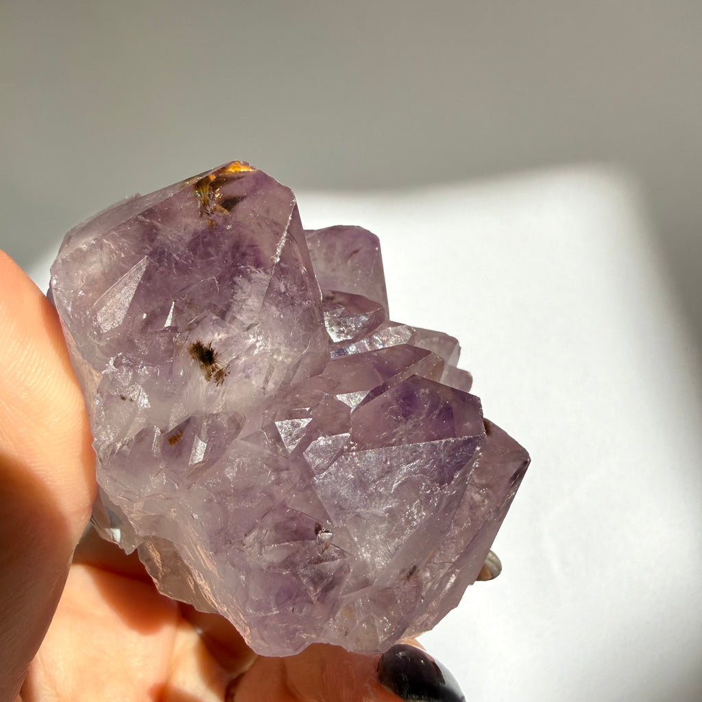 Amethyst & Cacoxenite Cluster