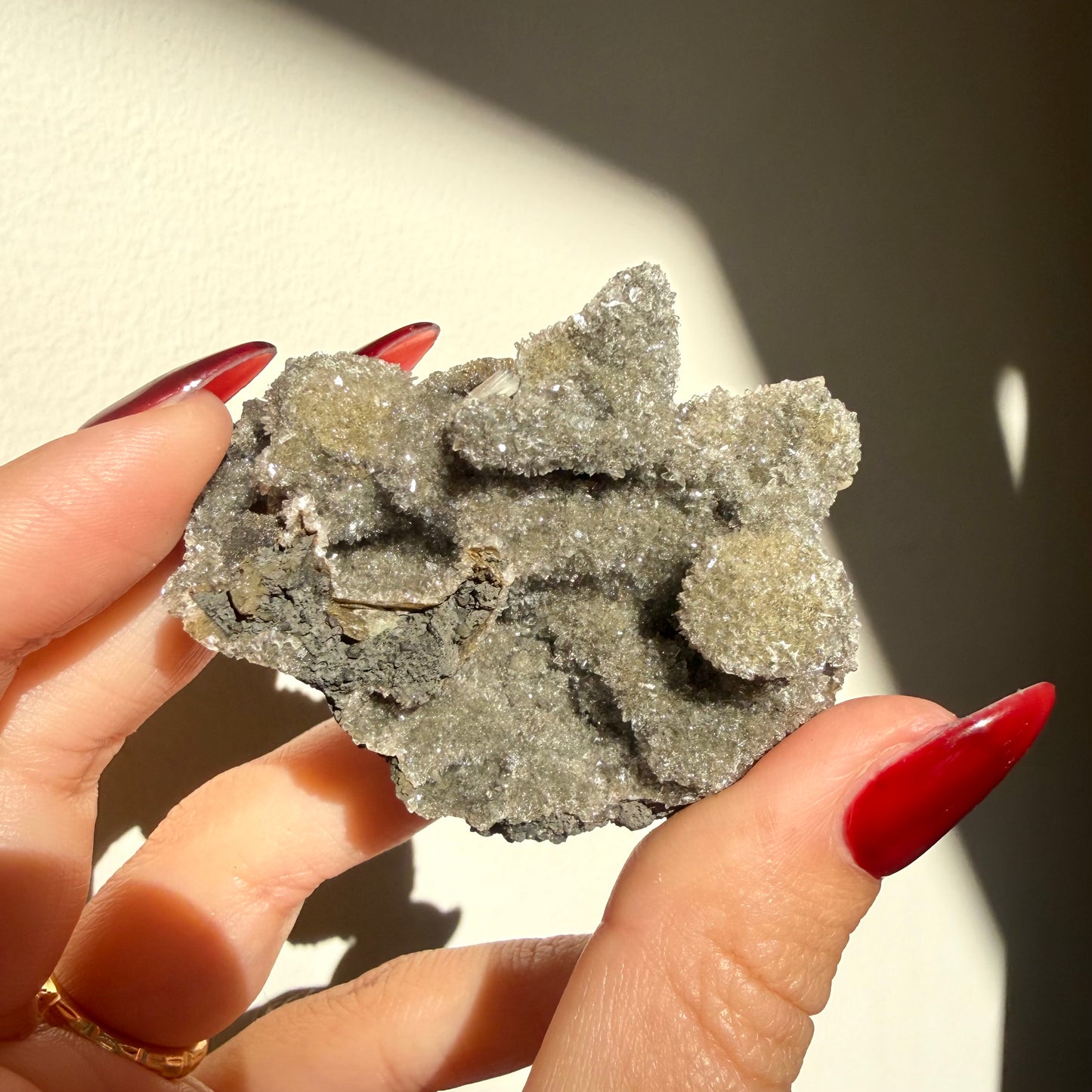 Micro Heulandite + Chalcedony Cluster
