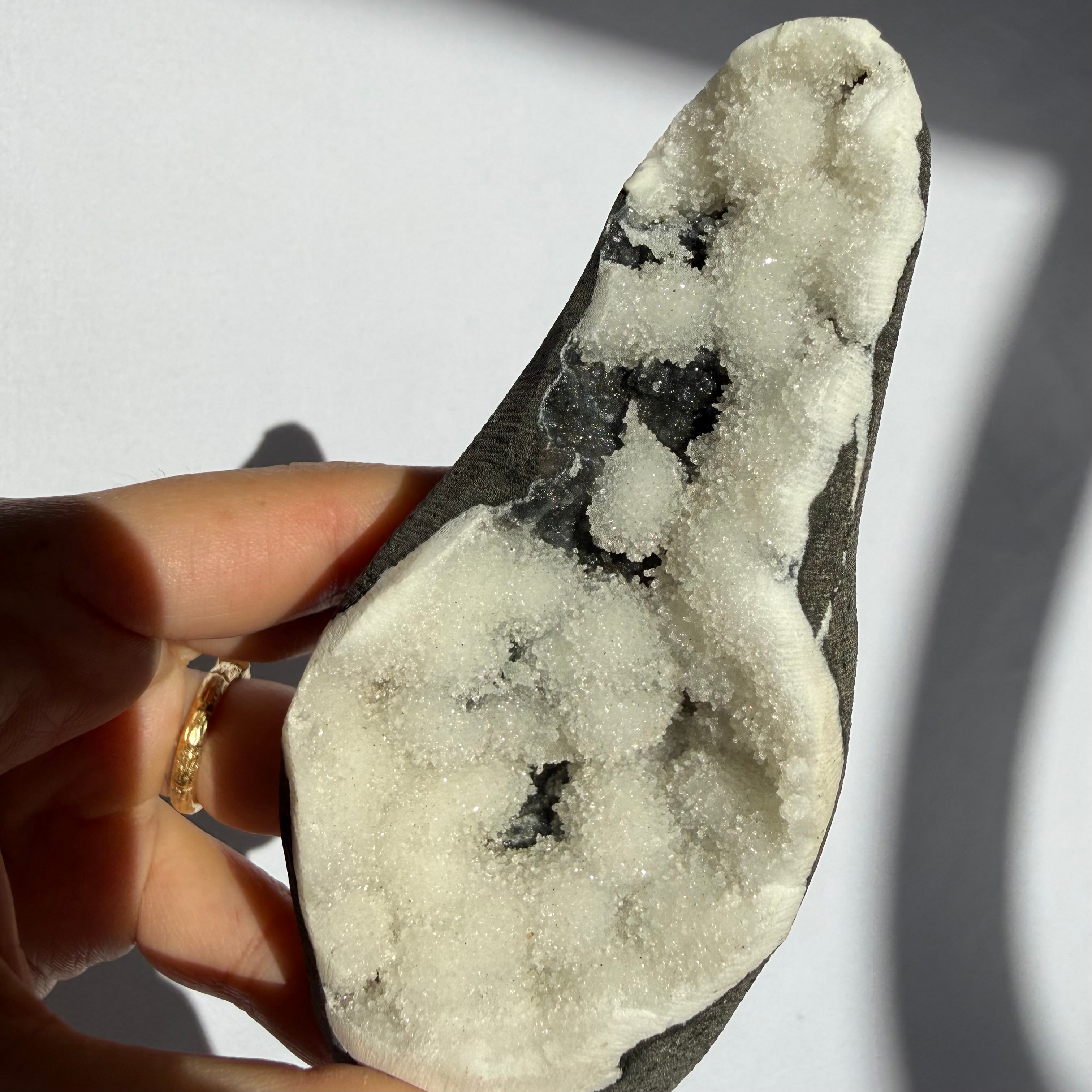 Prehnite On Chalcedony Freeform