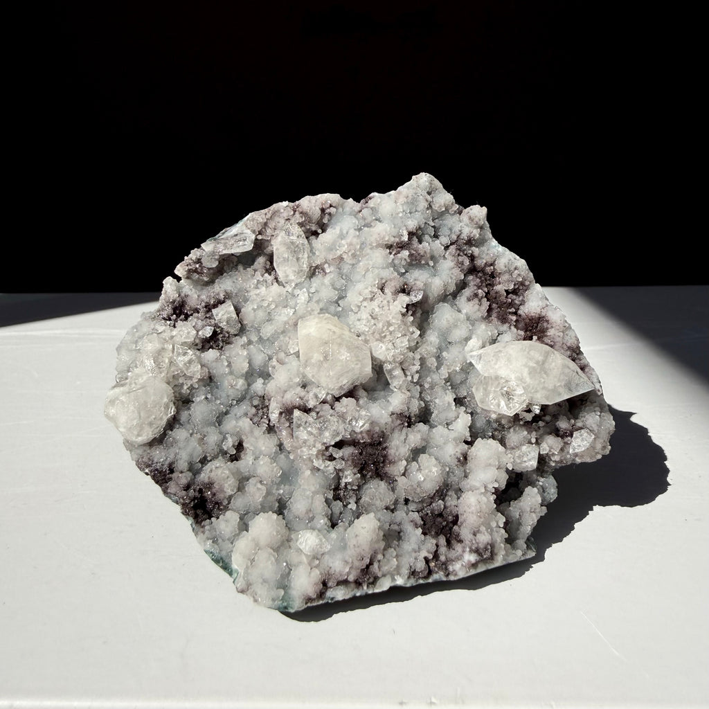 Apophyllite On Chalcedony Freeform