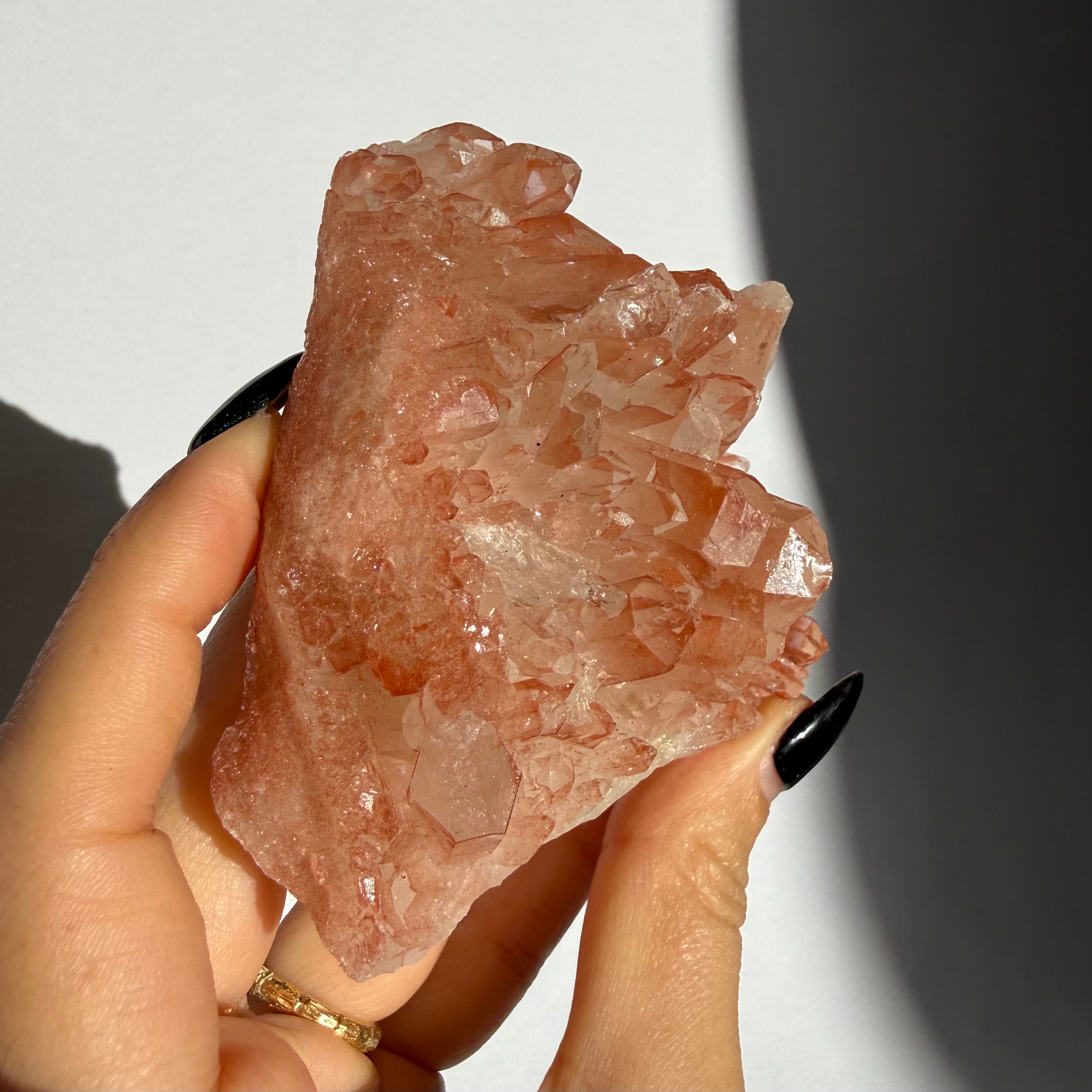 Hematite Quartz Cluster