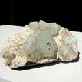 Chalcedony On Green Apophyllite Cluster
