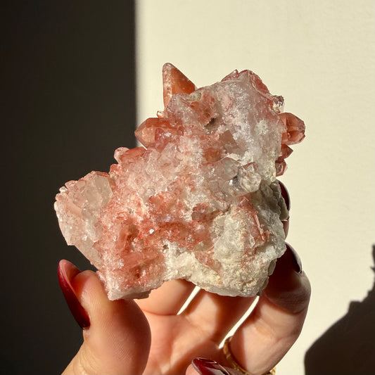 Hematite Quartz Cluster